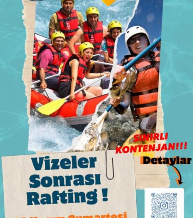 Vizeler Sonrası Rafting